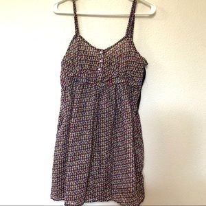 Zara Basic Bright Printed Sundress L